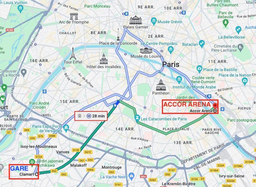 2 Pieces Lumineux Aux Portes De Paris كلامار المظهر الخارجي الصورة