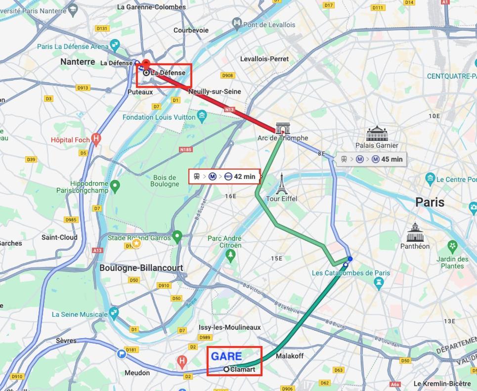 2 Pieces Lumineux Aux Portes De Paris كلامار المظهر الخارجي الصورة